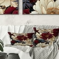 thumbnail image 1 of Designart "Luxurious Poppy Splendor" Floral Printed Throw Pillow, 1 of 5