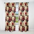 thumbnail image 1 of Designart "Luxurious Poppy Splendor III" Floral Blackout Curtain Single Panel, 1 of 4
