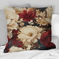 thumbnail image 1 of Designart "Luxurious Poppy Splendor III" Floral Printed Throw Pillow, 1 of 5