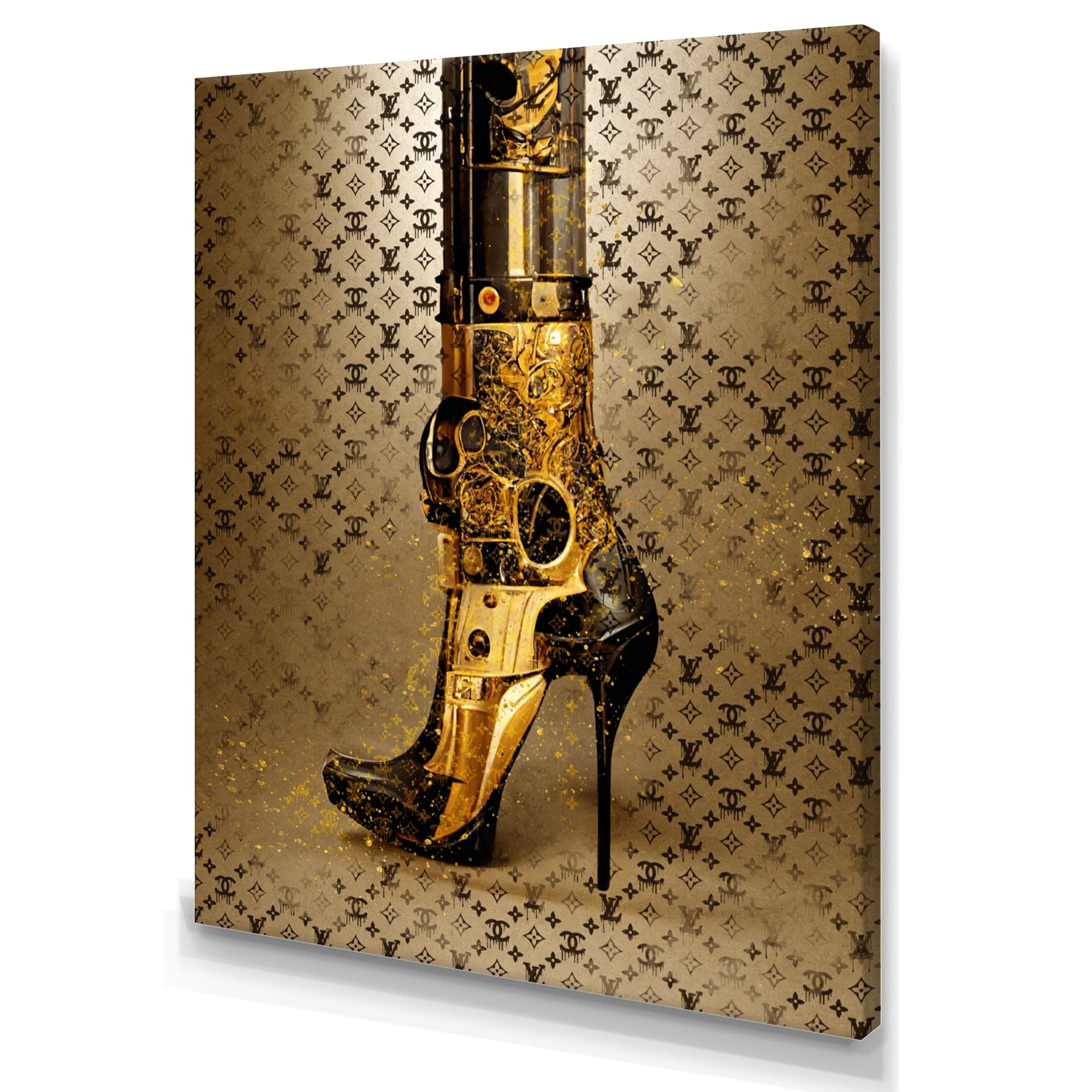 Designart Luxury Brand Bionic Heel I Canvas Wall Art