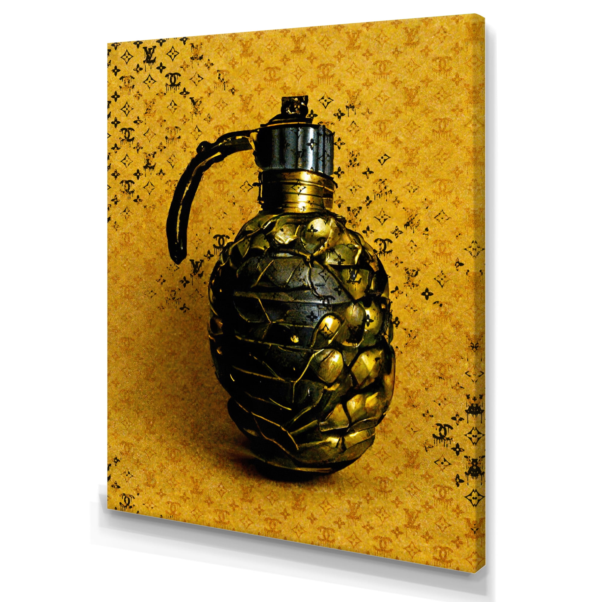 Designart Luxury Brand Grenade I Canvas Wall Art