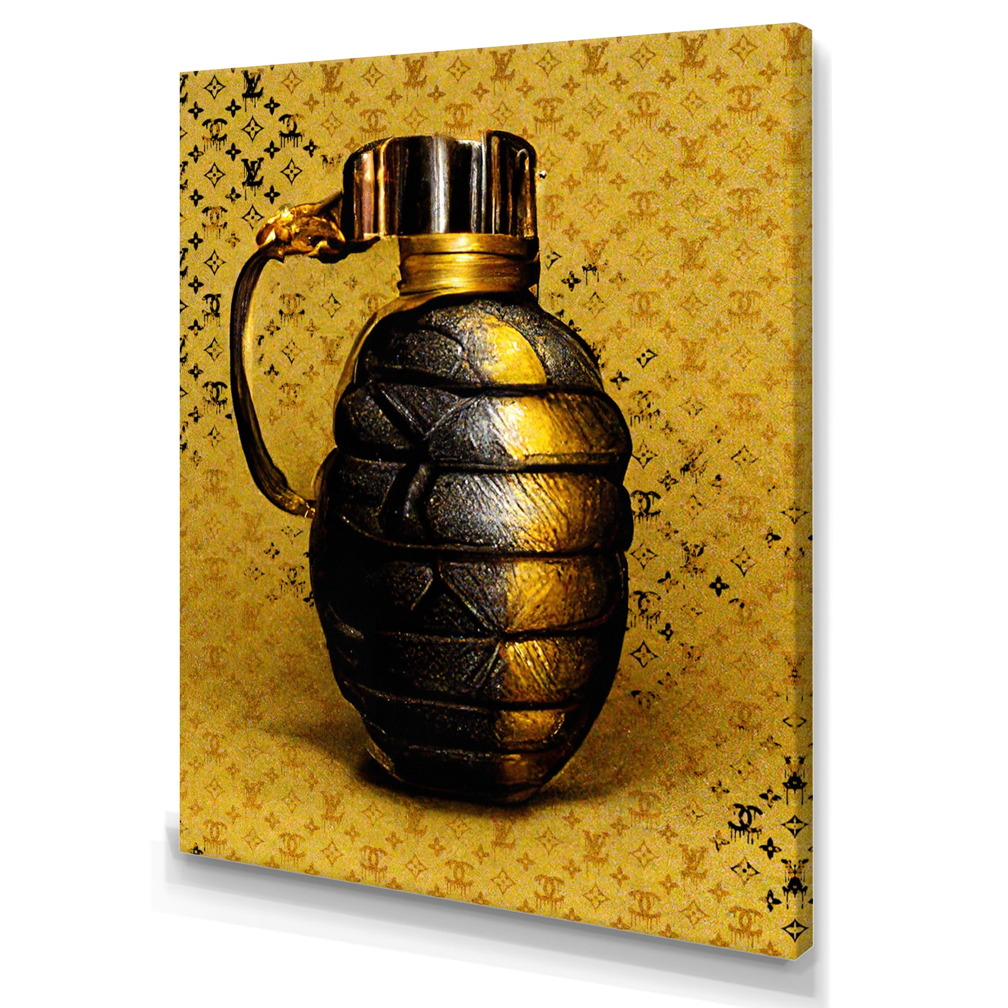 Designart Luxury Brand Grenade II Canvas Wall Art