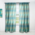 thumbnail image 1 of Designart 'Luxury Retro Pattern Drops I' Mid-Century Modern Curtain Panel, 1 of 5