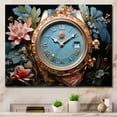 thumbnail image 1 of Designart "Luxury in Rose Gold The Elegance of Time" Fashion Canvas Art Print, 1 of 5