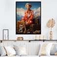 thumbnail image 1 of Designart "Lv Stylish Wanderlust I" Fashion Floater Framed Canvas Print, 1 of 7