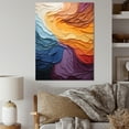 thumbnail image 1 of Designart "Lyrical Sunset Yellow Orange Abstraction II" Abstract Canvas Wall Art, 1 of 5