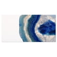 thumbnail image 1 of Designart 'Macro of Blue Agate Stone ' Abstract Canvas Wall Art Print, 1 of 3