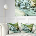 thumbnail image 1 of Designart Maeyar Waterfall - Landscape Photography Throw Pillow - 18x18, 1 of 5