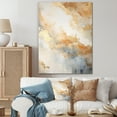 thumbnail image 1 of Designart "Magic Marble Geode In Gold And White IV" Abstract Marble Canvas Wall Art, 1 of 7