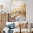 thumbnail image 1 of Designart "Magic Of Gold And White Marble Geode I" Abstract Marble Canvas Art Print, 1 of 7