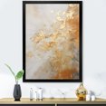 thumbnail image 1 of Designart "Magic Of Gold And White Marble Geode II" Abstract Marble Picture Framed Wall Art Prints, 1 of 1