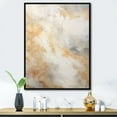 thumbnail image 1 of Designart "Magic Of Gold And White Marble Geode V" Abstract Marble Floater Framed Canvas Prints, 1 of 5