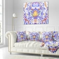 thumbnail image 1 of Designart Magical Fairy Pattern Blue - Abstract Throw Pillow - 18x18, 1 of 1