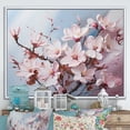 thumbnail image 1 of Designart "Magnolia Splendor In Liquid Form" Flower Field Floater Framed Canvas Art Print, 1 of 5