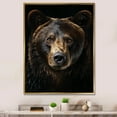 thumbnail image 1 of Designart "Majestic Bear s Self-Portrait I" Animals Floater Framed Canvas Art Print, 1 of 7