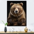 thumbnail image 1 of Designart "Majestic Bear s Self-Portrait III" Animals Floater Framed Canvas Print, 1 of 7