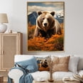 thumbnail image 1 of Designart "Majestic Canadian Wildlife III" Animals Floater Framed Canvas Art Print, 1 of 7