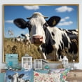 thumbnail image 1 of Designart "Majestic Cattle II" Animals Floater Framed Canvas Print, 1 of 7