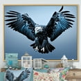 thumbnail image 1 of Designart "Majestic Eagle Soaring With Power I" Animals Eagle Floater Framed Canvas Wall Art, 1 of 5