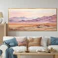 thumbnail image 1 of Designart "Majestic Egyptian Mountains Desert Landscape" Extra Large Landscapes Framed Wall Art - Traditional Purple Egypt Living Room Framed Canvas Art, 1 of 7
