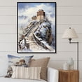 thumbnail image 1 of Designart "Majestic Great China Art painting I" Cityscapes Floater Framed Canvas Print, 1 of 7