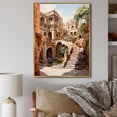 thumbnail image 1 of Designart "Majestic Guardians of Fortresses II" Cityscapes Floater Framed Wall Art Print, 1 of 7