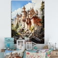 thumbnail image 1 of Designart "Majestic Guardians of Fortresses X" Cityscapes Canvas Print, 1 of 5