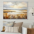 thumbnail image 1 of Designart "Majestic Liquid Art In Charming Prairies IV" Prairies Floater Framed Wall Decor, 1 of 5