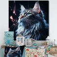 thumbnail image 1 of Designart "Majestic Maine Coon Feline IV" Animals Cat Canvas Art Print, 1 of 7