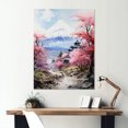 thumbnail image 1 of Designart "Majestic Mont Asian Painting III" Asian Art Metal Wall Decor, 1 of 5