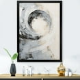 thumbnail image 1 of Designart "Majestic Motion In White And Grey" Abstract Spirals Picture Framed Wall Art Prints, 1 of 5