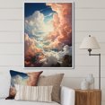 thumbnail image 1 of Designart "Majestic Pillows of the Clouds" Landscape & Nature Floater Framed Canvas Art Print, 1 of 7