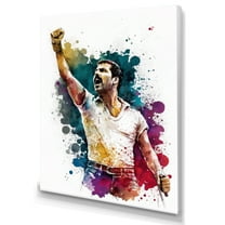 Designart Man On Stage II Canvas Wall Art