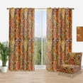 thumbnail image 1 of Designart 'Mandalas With Pattern Tile' Bohemian & Eclectic Curtain Panel, 1 of 4