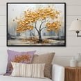 thumbnail image 1 of Designart "Maple In Golden Grace I" Tree Maple Floater Framed Canvas Prints, 1 of 5