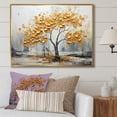 thumbnail image 1 of Designart "Maple In Golden Grace I" Tree Maple Floater Framed Canvas Prints, 1 of 5