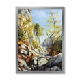 thumbnail image 1 of Designart 'Marble Path In Autumn Mountain' Traditional Framed Art Print, 1 of 4
