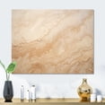 thumbnail image 1 of Designart "Marbled Melody in Cream V" Abstract Shapes Metal Art Living Room, 1 of 1