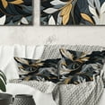 thumbnail image 1 of Designart "Marbled Pattern Infused With Tribal Essence II" Marble Printed Throw Pillow, 1 of 5