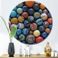 thumbnail image 1 of Designart "Marbles with Mystical Essence II" Abstract Shapes Oversized Wall Clock, 1 of 5