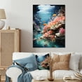 thumbnail image 1 of Designart "Marine Wonders Aquariums IV" Aquariums Metal Wall Decor, 1 of 5