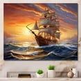 thumbnail image 1 of Designart "Mariners Boat Majestic I" Transportation Canvas Wall Art, 1 of 5