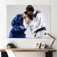 thumbnail image 1 of Designart "Martial Arts Judo Fighters" Martial Arts Wall Art Prints, 1 of 7