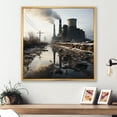 thumbnail image 1 of Designart "Marvelous Winter Scenery Of Power Plants" Power Plants Floater Framed Canvas Prints, 1 of 5