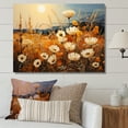 thumbnail image 1 of Designart "Meadow Awash In Golden Radiance" Flower Wall Art Living Room, 1 of 7
