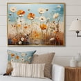 thumbnail image 1 of Designart "Meadow Expressive landscapes Pointillism I" Floral Floater Framed Canvas Art Print, 1 of 7