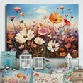 thumbnail image 1 of Designart "Meadow Full of Blooming Wildflowers" Floral Metal Art Print, 1 of 1