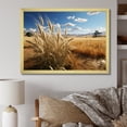 thumbnail image 1 of Designart "Meadow Gold Harvest Horizon II" Landscapes Framed Wall Art Decor - Traditional Beige Prairies Entryway Framed Wall Art, 1 of 6
