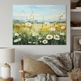 thumbnail image 1 of Designart "Meadow Of Spring III" Floral Canvas Print, 1 of 5