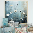 thumbnail image 1 of Designart "Meadow Stroll Among Wildflowers V" Wildflowers Floater Framed Wall Art Prints, 1 of 5